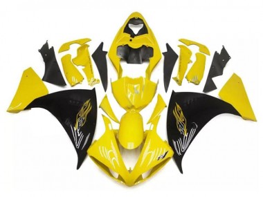 2009-2011 Yellow Black Yamaha YZF R1 Motorcycle Fairings & Bodywork Canada