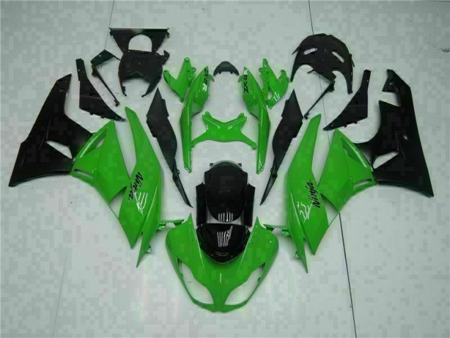 2009-2012 Black Green Kawasaki Ninja ZX6R Motorcycle Fairings Canada 2009-2012 Black Green Kawasaki Ninja ZX6R Motorcycle Fairings Canada