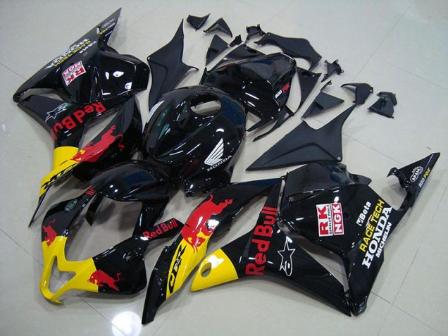 2009-2012 Black Red Bull Honda CBR600RR Motorcycle Fairings Canada