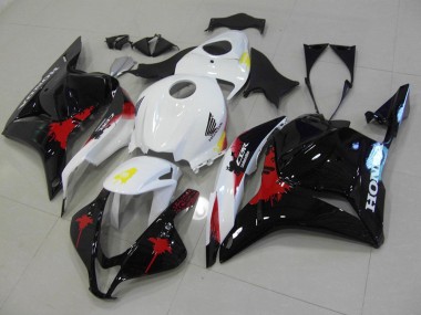 2009-2012 Black Red White Honda CBR600RR Motorcycle Fairings Canada