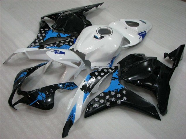 2009-2012 Black White Blue Honda CBR600RR Motorcycle Fairings Canada 2009-2012 Black White Blue Honda CBR600RR Motorcycle Fairings Canada