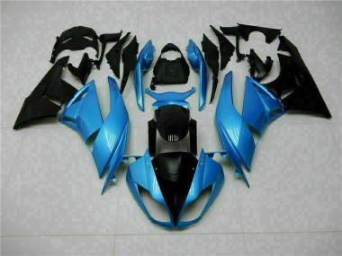 2009-2012 Blue Black Kawasaki Ninja ZX6R Motorcycle Fairings Canada