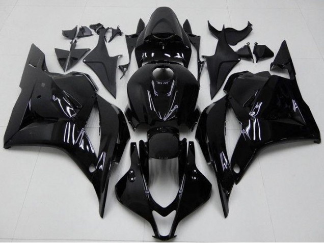 2009-2012 Glossy Black Honda CBR600RR Motorcycle Fairings Canada