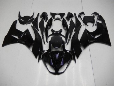 2009-2012 Glossy Black Kawasaki Ninja ZX6R Motorcycle Fairings Canada