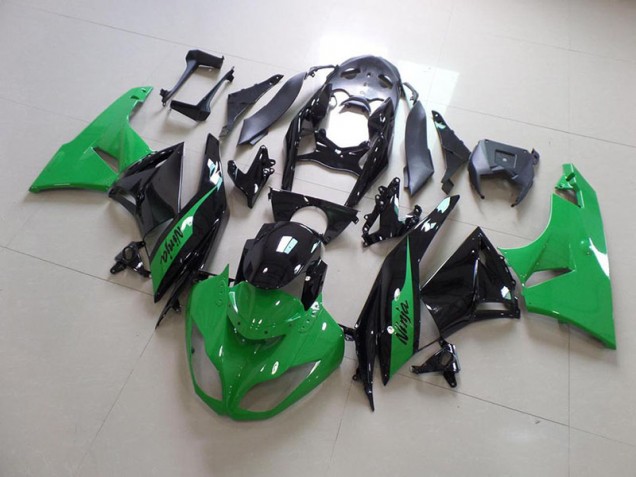 2009-2012 Green and Black Kawasaki Ninja ZX6R Motorcycle Fairings Canada 2009-2012 Green and Black Kawasaki Ninja ZX6R Motorcycle Fairings Canada