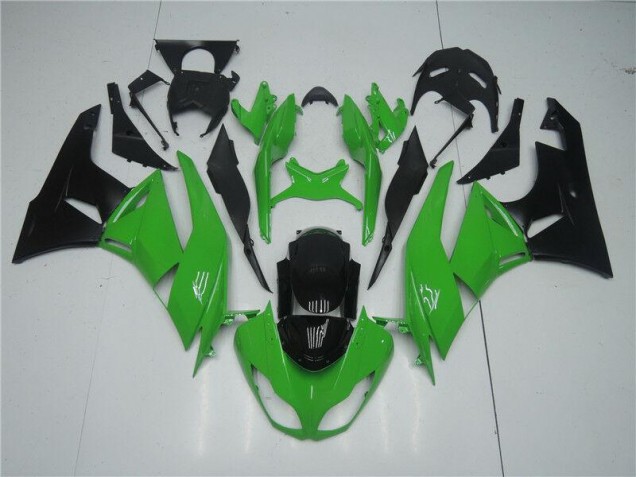 2009-2012 Green Black Kawasaki Ninja ZX6R Motorcycle Fairings Canada 2009-2012 Green Black Kawasaki Ninja ZX6R Motorcycle Fairings Canada