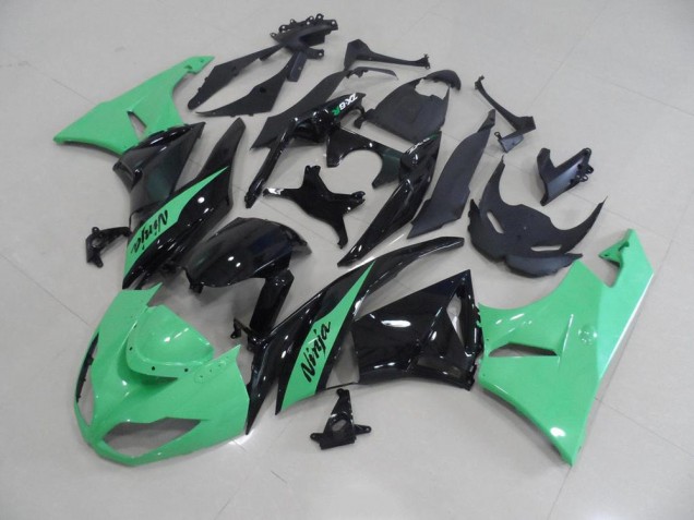 2009-2012 Metallic Green Kawasaki Ninja ZX6R Motorcycle Fairings Canada 2009-2012 Metallic Green Kawasaki Ninja ZX6R Motorcycle Fairings Canada