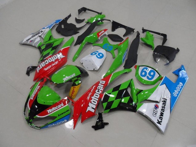 2009-2012 Motocard Kawasaki Ninja ZX6R Motorcycle Fairings Canada 2009-2012 Motocard Kawasaki Ninja ZX6R Motorcycle Fairings Canada