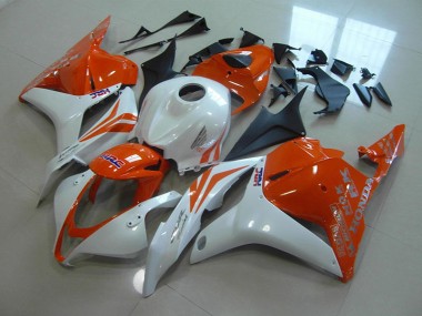 2009-2012 Orange Pearl White Honda CBR600RR Motorcycle Fairings Canada