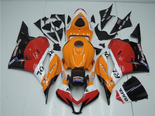 2009-2012 Orange Red Black Honda CBR600RR Motorcycle Fairings Canada