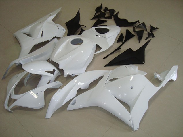 2009-2012 White Honda CBR600RR Plastics Motorcycle Fairings Canada