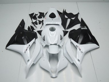 2009-2012 White Matte Black Honda CBR600RR Motorcycle Fairings Canada