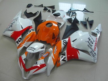 2009-2012 White New Repsol Honda CBR600RR Motorcycle Fairings Canada