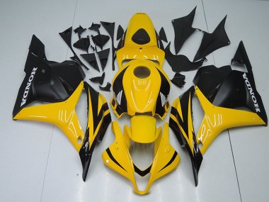 2009-2012 Yellow Black Honda CBR600RR Motorcycle Fairings Canada