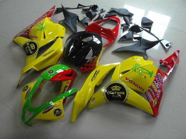 2009-2012 Yellow Corona Extra Honda CBR600RR Motorcycle Fairings Canada 2009-2012 Yellow Corona Extra Honda CBR600RR Motorcycle Fairings Canada