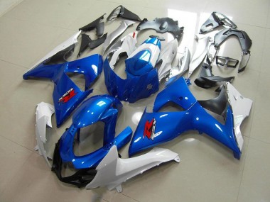 2009-2016 Blue and White OEM Style Suzuki GSXR 1000 Motorcycle Fairings & Bodywork Canada