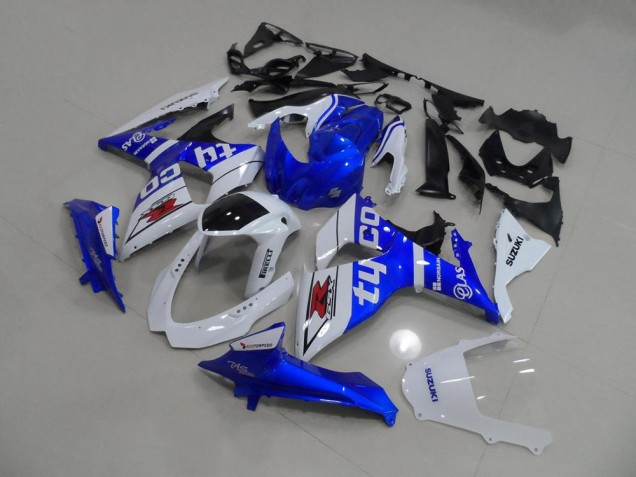 2009-2016 Blue Tyco Suzuki GSXR 1000 Full Fairing Kit Canada 2009-2016 Blue Tyco Suzuki GSXR 1000 Full Fairing Kit Canada