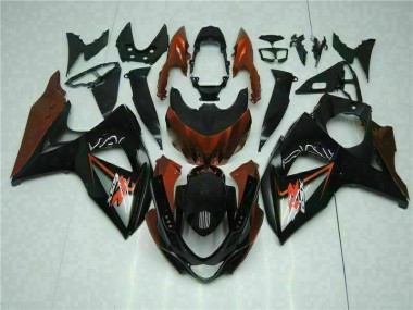 2009-2016 Brown Black Suzuki GSXR1000 Motorcycle Fairings Canada