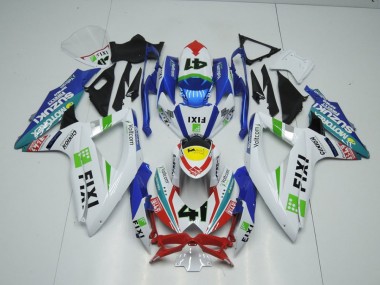 2009-2016 Fixi Light Blue Suzuki GSXR 1000 Motorcycle Fairings Canada