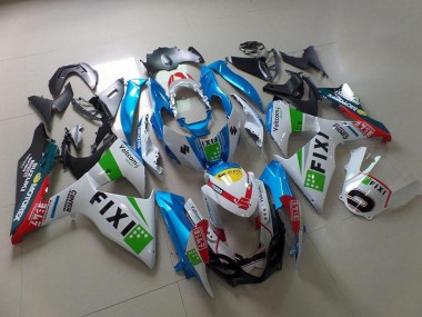 2009-2016 Light Blue Fixi Suzuki GSXR 1000 Motorcycle Fairings Canada