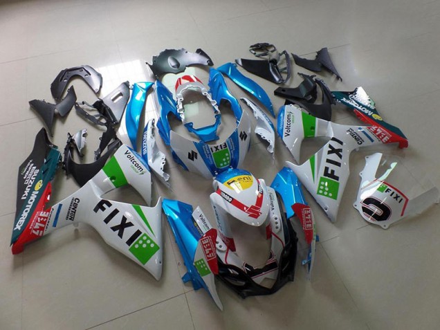 2009-2016 Light Blue Fixi Suzuki GSXR 1000 Motorcycle Fairings Canada 2009-2016 Light Blue Fixi Suzuki GSXR 1000 Motorcycle Fairings Canada