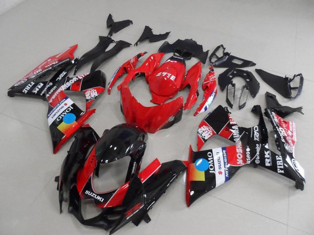 2009-2016 Red Jomo Suzuki GSXR 1000 Motorcycle Fairings Canada 2009-2016 Red Jomo Suzuki GSXR 1000 Motorcycle Fairings Canada