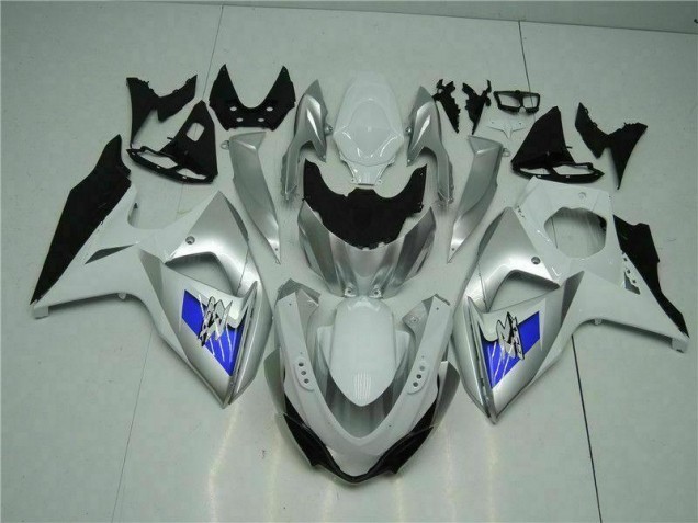 2009-2016 Silver White Suzuki GSXR1000 Motorcycle Fairings Canada 2009-2016 Silver White Suzuki GSXR1000 Motorcycle Fairings Canada