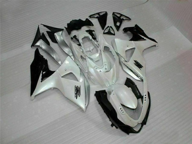 2009-2016 White Black Suzuki GSXR1000 Motorcycle Fairings Canada 2009-2016 White Black Suzuki GSXR1000 Motorcycle Fairings Canada