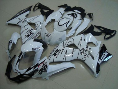 2009-2016 White Corona Suzuki GSXR 1000 Motorcycle Fairings Canada