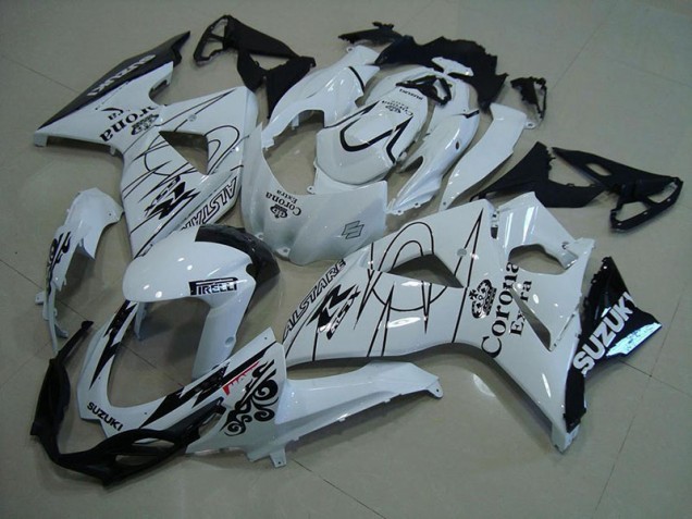 2009-2016 White Corona Suzuki GSXR 1000 Motorcycle Fairings Canada 2009-2016 White Corona Suzuki GSXR 1000 Motorcycle Fairings Canada