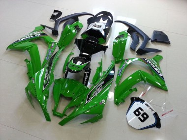 2011-2015 Green Kawasaki Ninja ZX10R Motorcycle Fairings Canada