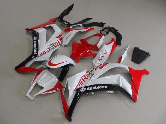 2011-2015 Red and White Rapid Kawasaki Ninja ZX10R Motorcycle Fairings Canada 2011-2015 Red and White Rapid Kawasaki Ninja ZX10R Motorcycle Fairings Canada