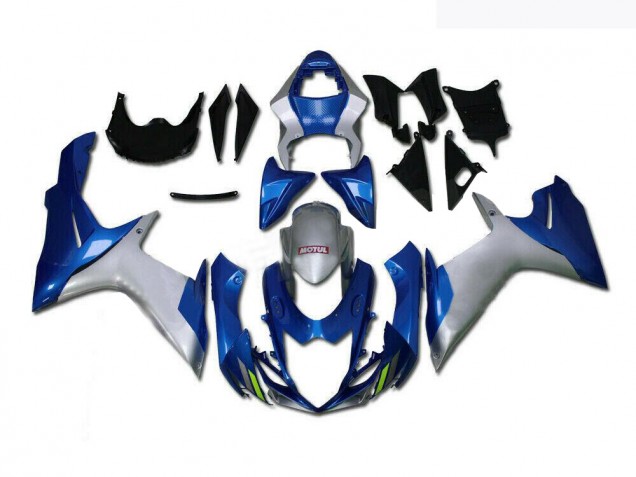 2011-2020 Blue Silver Suzuki GSXR 600/750 Motorcycle Fairings Canada 2011-2020 Blue Silver Suzuki GSXR 600/750 Motorcycle Fairings Canada