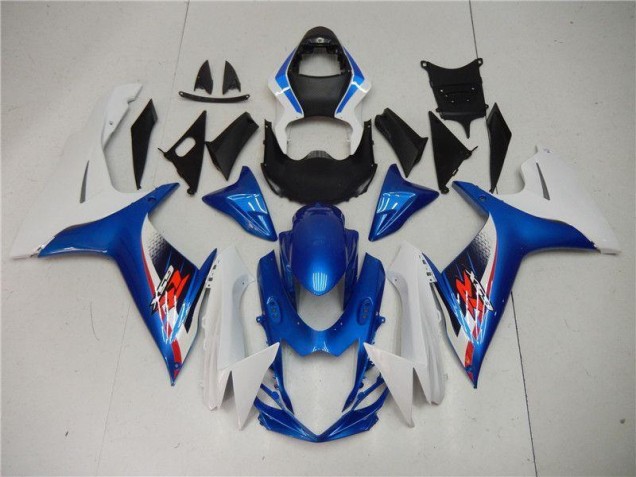 2011-2020 Blue White Suzuki GSXR 600/750 Full Fairing Kit Canada 2011-2020 Blue White Suzuki GSXR 600/750 Full Fairing Kit Canada