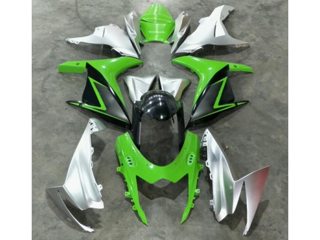 2011-2020 Green Silver Suzuki GSXR 600/750 Motorcycle Fairings Canada 2011-2020 Green Silver Suzuki GSXR 600/750 Motorcycle Fairings Canada