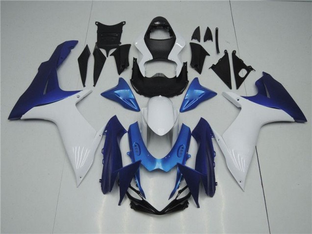 2011-2020 White Blue Suzuki GSXR 600/750 Motorcycle Fairings Canada 2011-2020 White Blue Suzuki GSXR 600/750 Motorcycle Fairings Canada