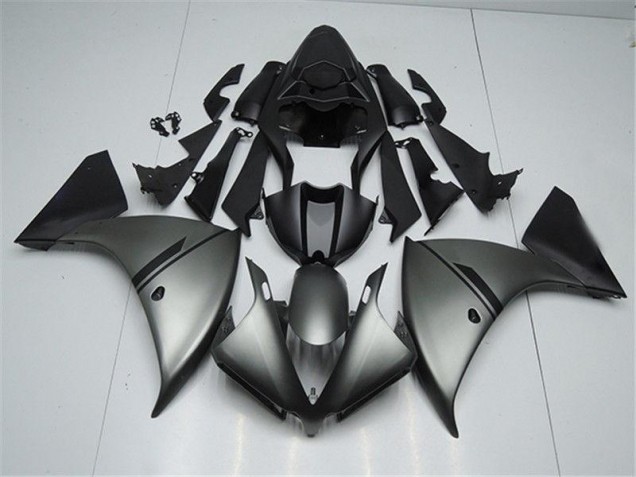2012-2014 Matte Grey Black Yamaha YZF R1 Motorcycle Fairings Canada