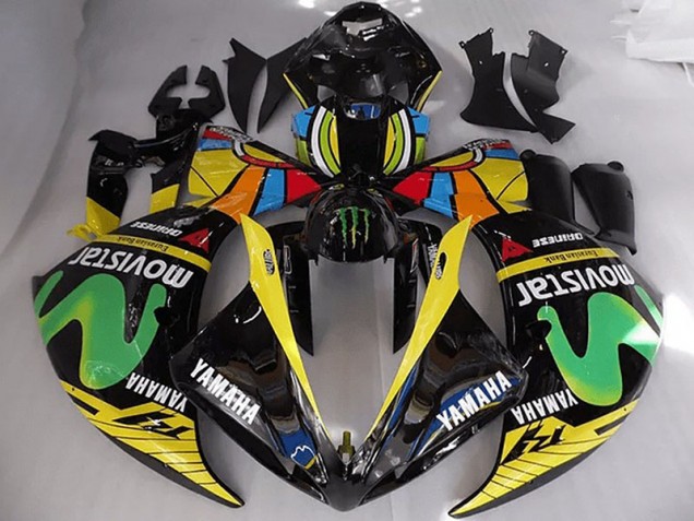 2012-2014 Rossi Moviestar Yamaha YZF R1 Motorcycle Fairings Canada 2012-2014 Rossi Moviestar Yamaha YZF R1 Motorcycle Fairings Canada