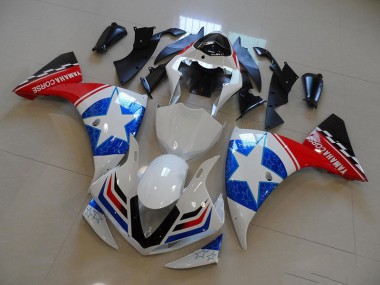 2012-2014 White Black Ducati Star Yamaha YZF R1 Motorcycle Fairings Canada