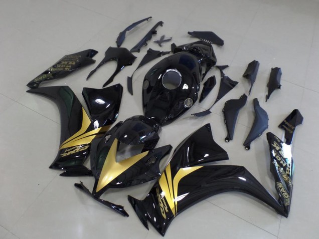 2012-2016 Glossy Black Gold Sticker Honda CBR1000RR Motorcycle Fairings Canada 2012-2016 Glossy Black Gold Sticker Honda CBR1000RR Motorcycle Fairings Canada