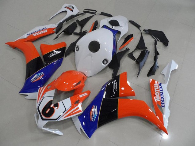 2012-2016 Orange White TT Legend Honda CBR1000RR Motorcycle Fairings Canada