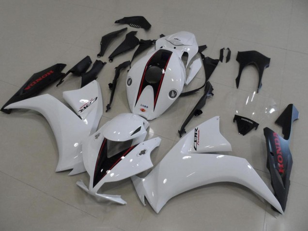 2012-2016 White and Matte Black OEM Style Honda CBR1000RR Motorcycle Fairings Canada