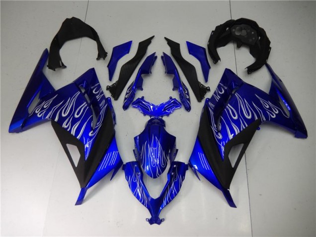 2013-2016 Blue White Black Kawasaki Ninja EX300 Motorcycle Fairings Canada 2013-2016 Blue White Black Kawasaki Ninja EX300 Motorcycle Fairings Canada