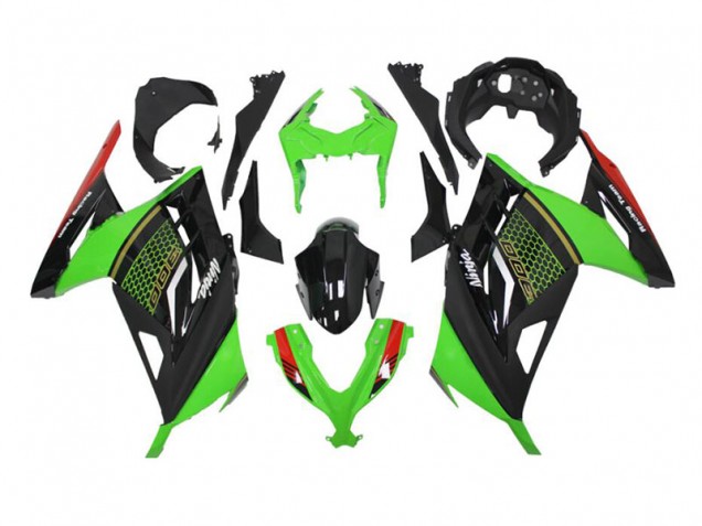 2013-2016 Green Black Kawasaki Ninja EX300 Motorcycle Fairings Canada 2013-2016 Green Black Kawasaki Ninja EX300 Motorcycle Fairings Canada