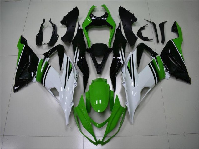 2013-2018 Green White Black Kawasaki Ninja ZX6R Motorcycle Fairings Canada 2013-2018 Green White Black Kawasaki Ninja ZX6R Motorcycle Fairings Canada