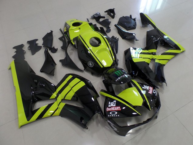 2013-2019 Green Black Honda CBR600RR Motorcycle Fairings Canada 2013-2019 Green Black Honda CBR600RR Motorcycle Fairings Canada