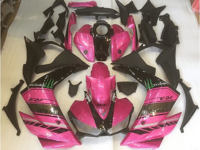 2015-2018 Pink and Black Yamaha YZF R3 Motorcycle Fairings Canada 2015-2018 Pink and Black Yamaha YZF R3 Motorcycle Fairings Canada