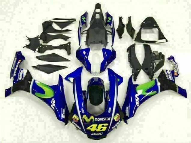 2015-2019 Blue Yamaha YZF R1 Motorcycle Fairings Canada 2015-2019 Blue Yamaha YZF R1 Motorcycle Fairings Canada