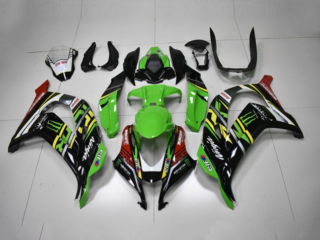 2016-2019 Green Black Red Kawasaki Ninja ZX10R Motorcycle Fairings Canada 2016-2019 Green Black Red Kawasaki Ninja ZX10R Motorcycle Fairings Canada