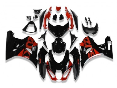 2017-2019 Black Red Suzuki GSXR 1000 Motorcycle Fairings Canada